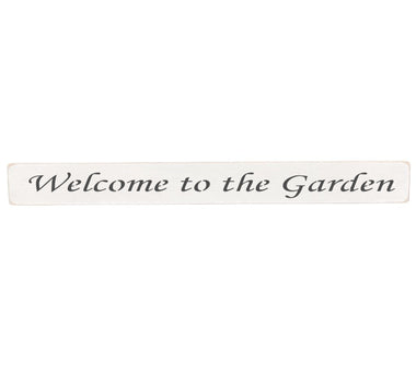 Welcome to the Garden Wooden Wall Art Gift Sign